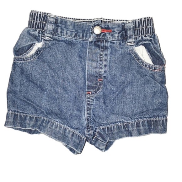 Oshkosh BGOSH Denim Shorts with OSHKOSH Embroidered on Back - Picture 1 of 3